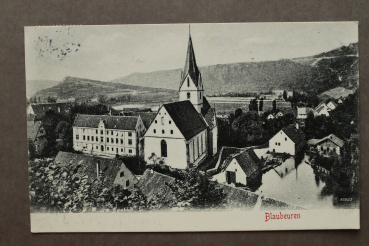 Ansichtskarte AK Blaubeuren 1910 Kirche